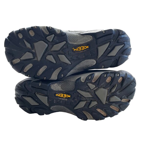 KEEN Hoodoo III Boots 6 Black Leather Waterproof Winter Snow Faux Fur Mid Calf - Picture 10 of 12